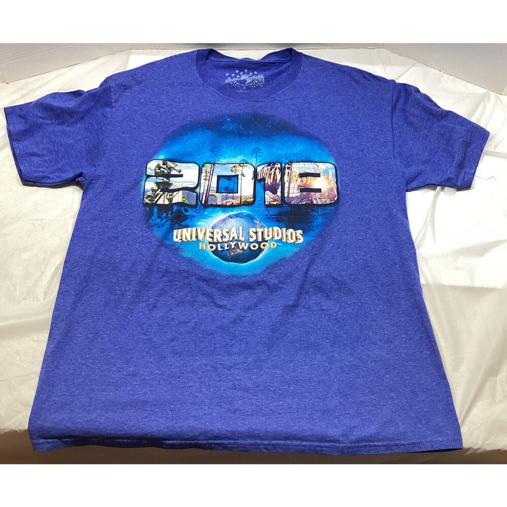 Universal Studios Hollywood shirt large 2018 Blue